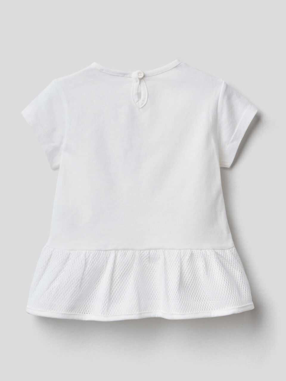 T-Shirt mit Rüsche und Klang-Aufnäher image number 2