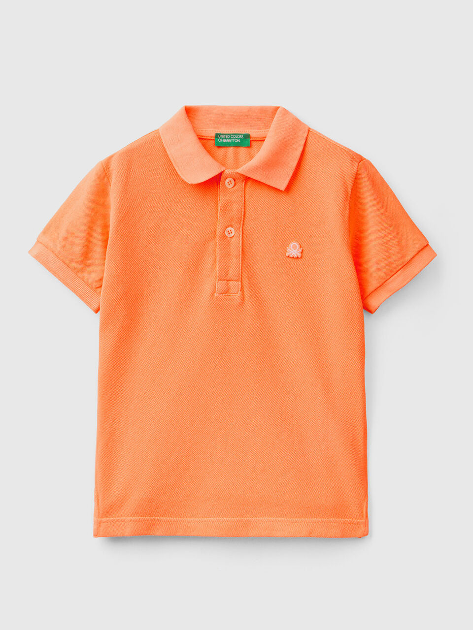 Fluoreszierendes Polo aus Bio-Baumwolle image number 1