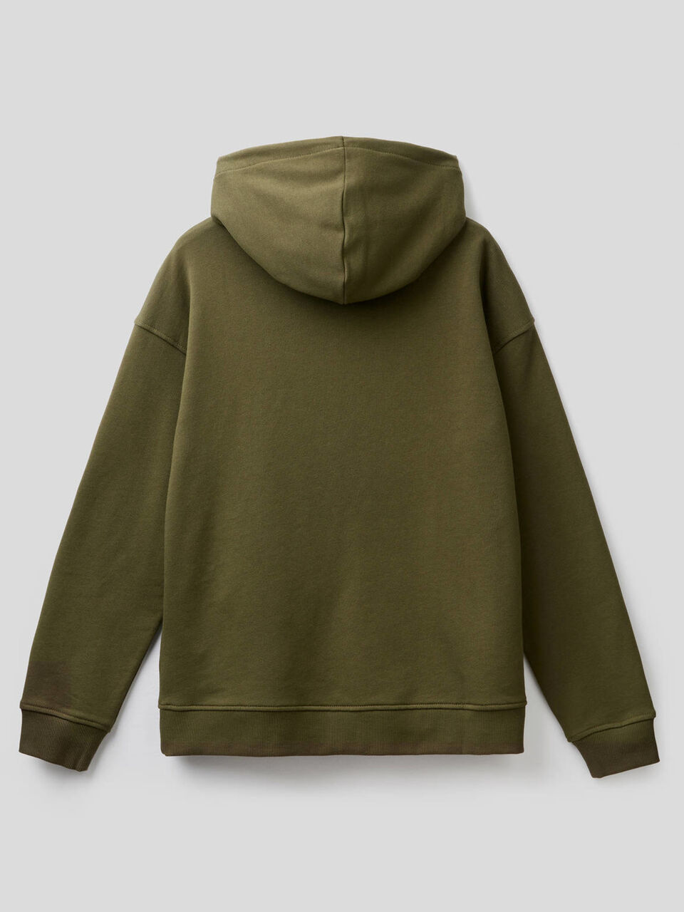 Sweatshirt aus Baumwolle mit Reißverschluss und Kapuze image number 2