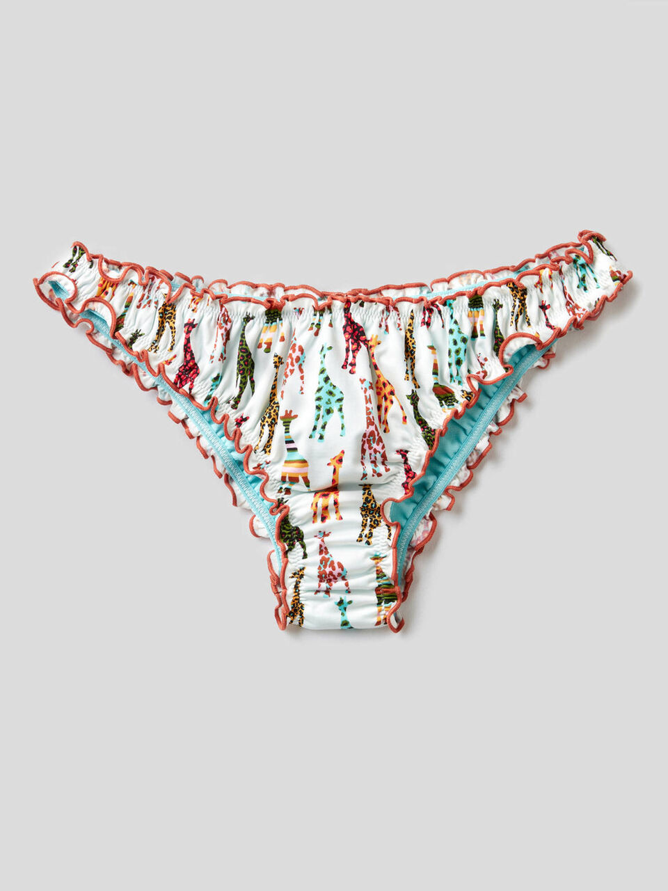Slip mit Muster und Raffung image number 1