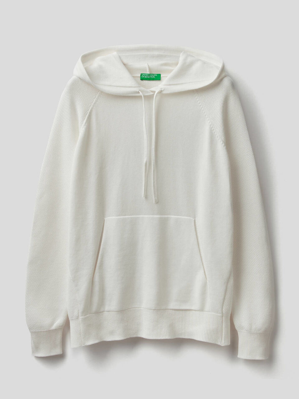 Pullover aus Trikotbaumwolle mit Kapuze image number 1