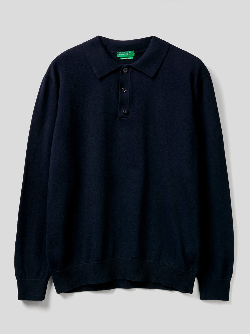 Polo in einer Mischung aus Baumwolle und Cashmere Herren image number 1