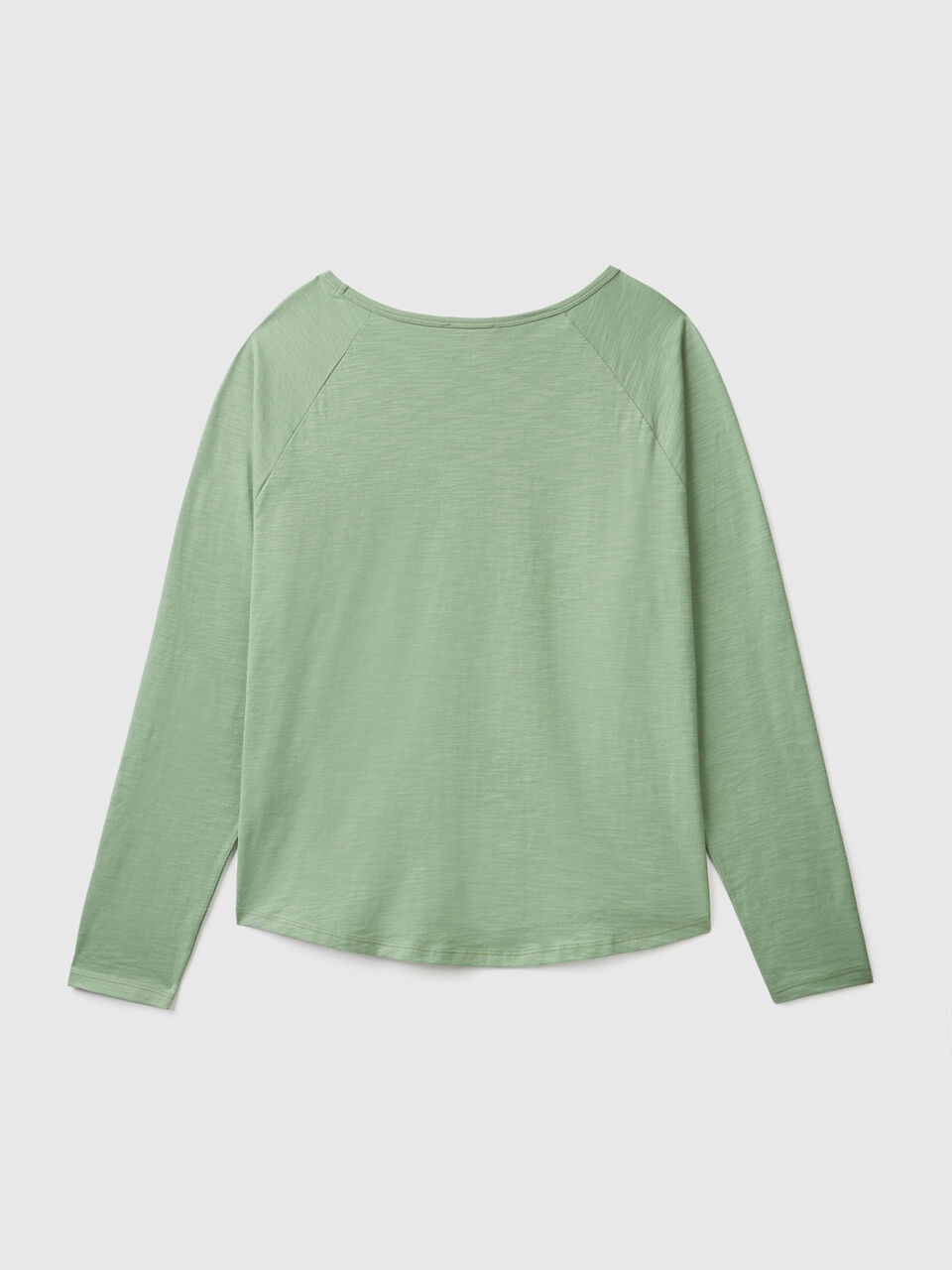 T-Shirt aus reiner Baumwolle mit langen Ärmeln image number 2