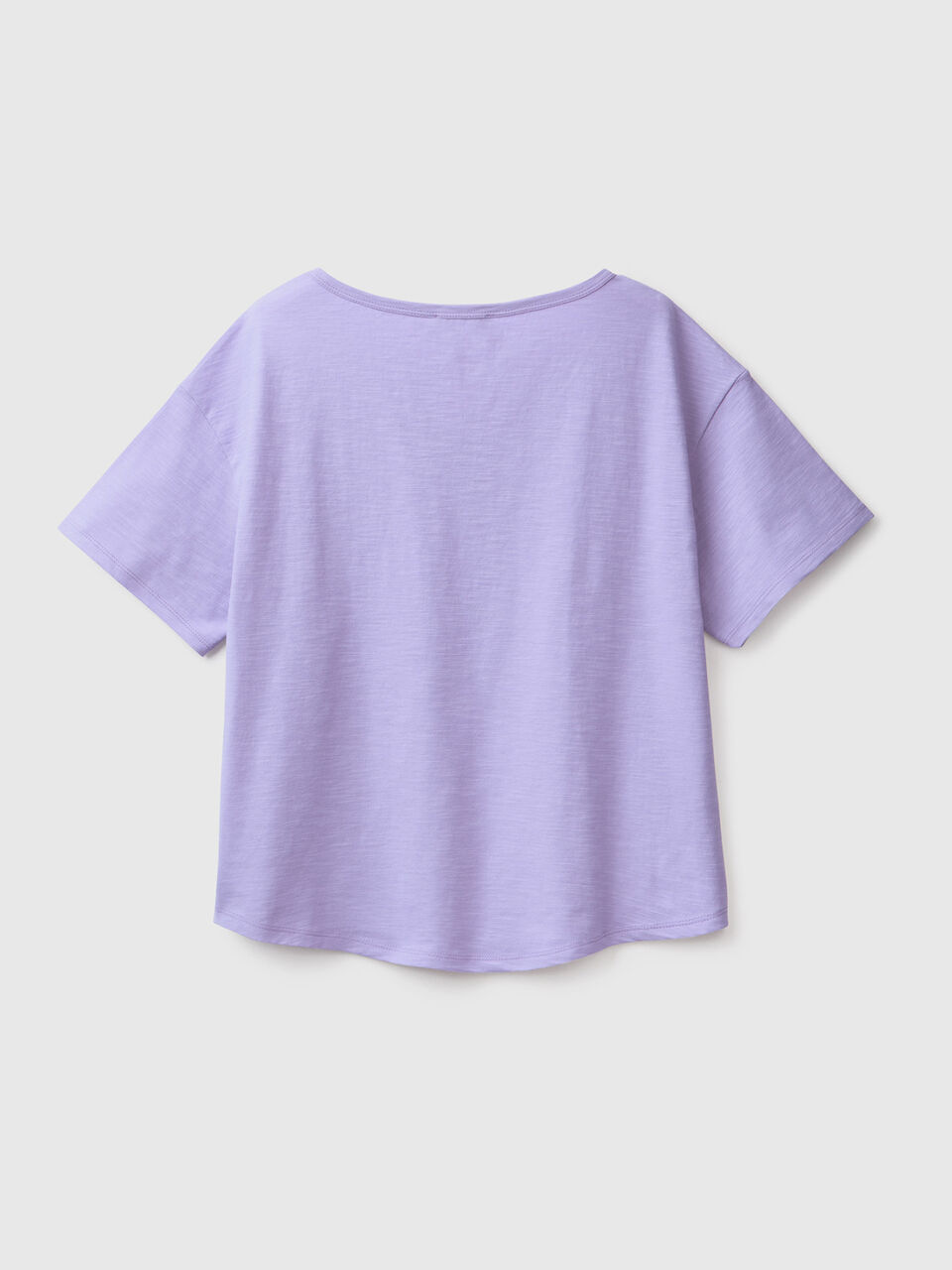 T-Shirt aus leichter Baumwolle mit kurzen Ärmeln image number 2