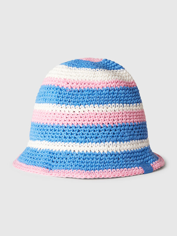 Gehäkelte Mütze im Bucket-Stil Mädchen