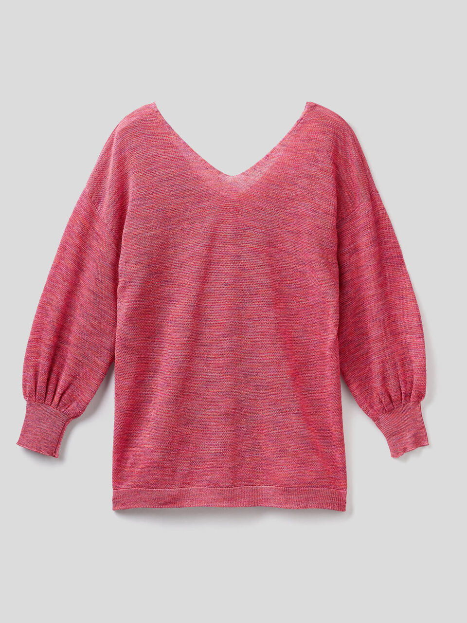 Pullover mit V-Ausschnitt vorne und hinten image number 2