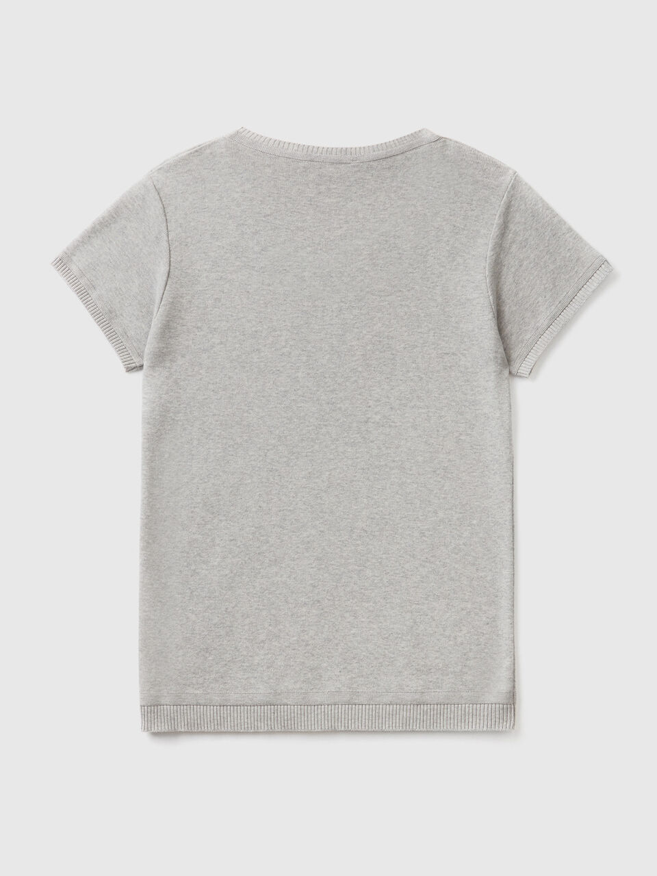 Kurzärmeliger Pulli aus 100% Baumwolle image number 2