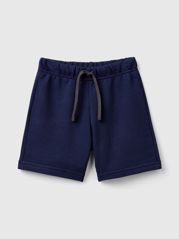 Bermudashorts aus Baumwollfleece Jungen