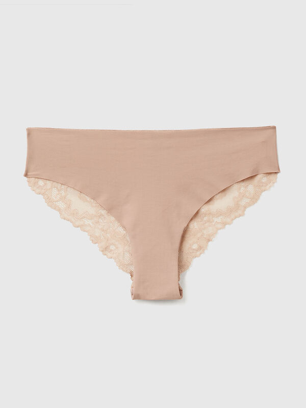 Stretch-Breastdress mit Spitze Damen