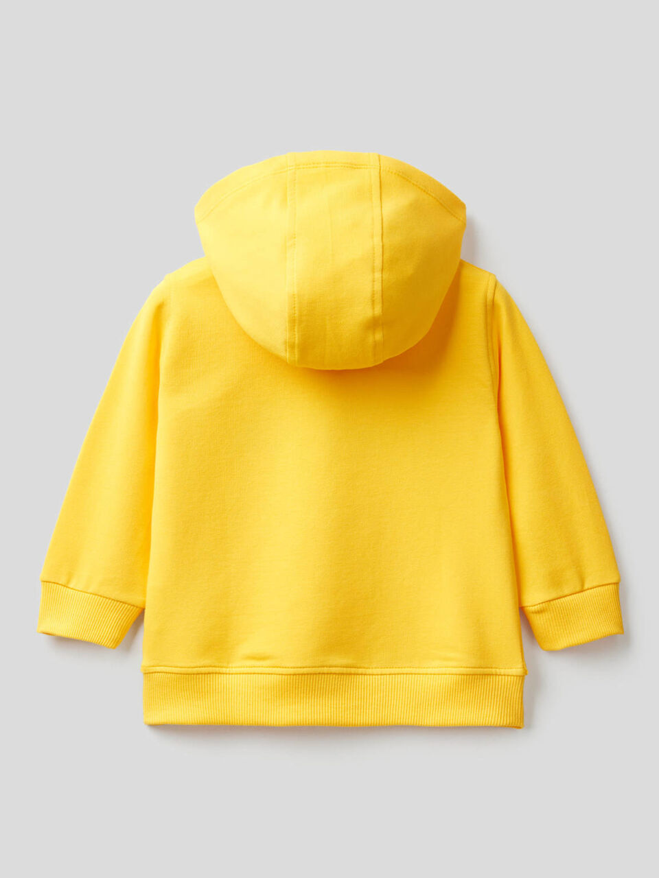 Sweatshirt aus elastischer Bio-Baumwolle mit Kapuze image number 2