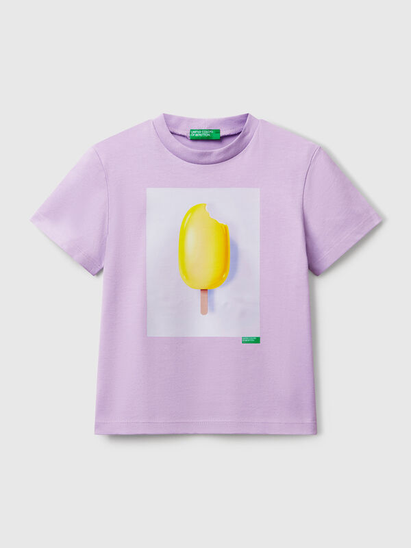 T-shirt with ice cream print Jungen