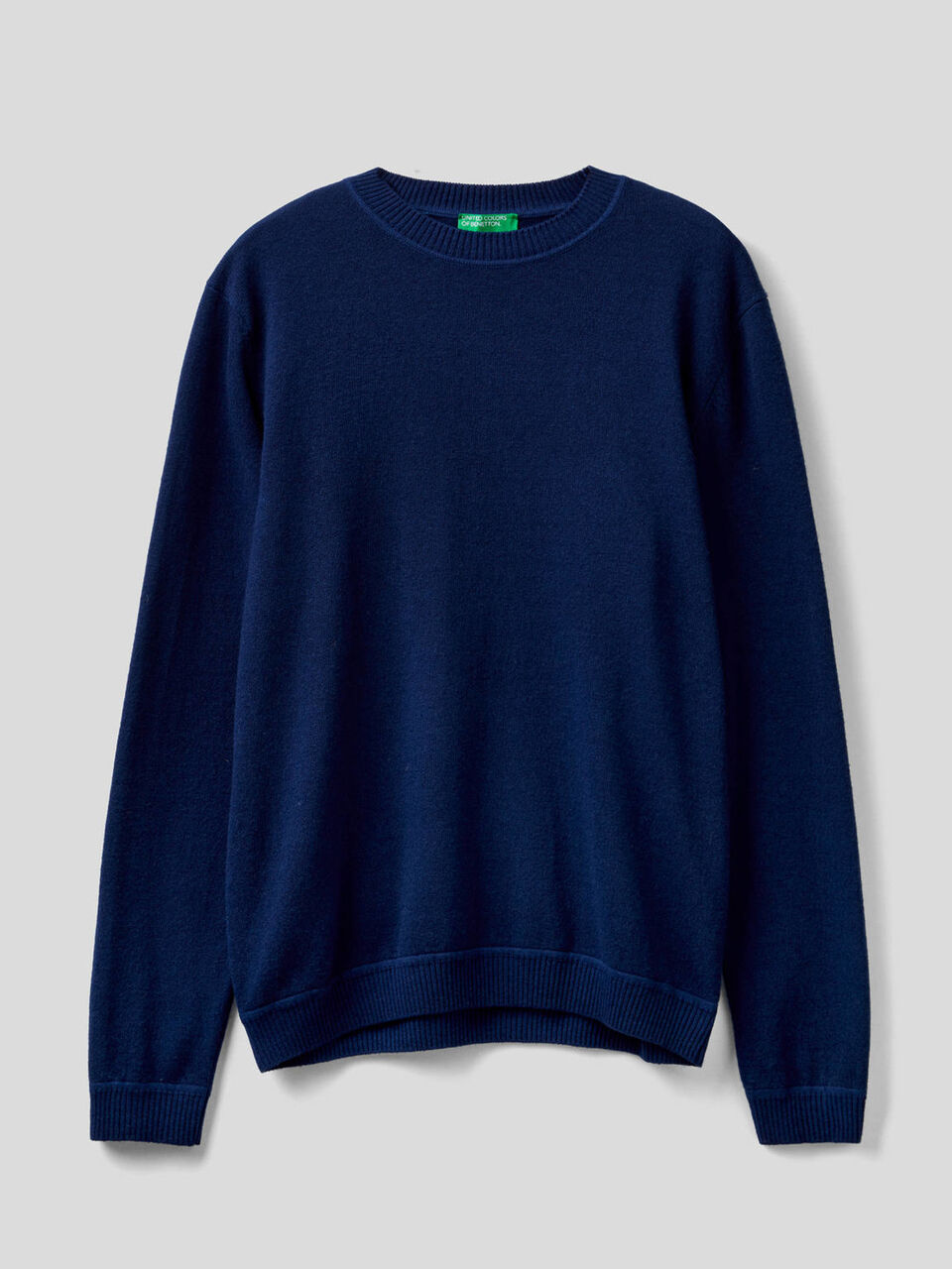 Pullover aus einer Wollmischung mit Rundausschnitt image number 1