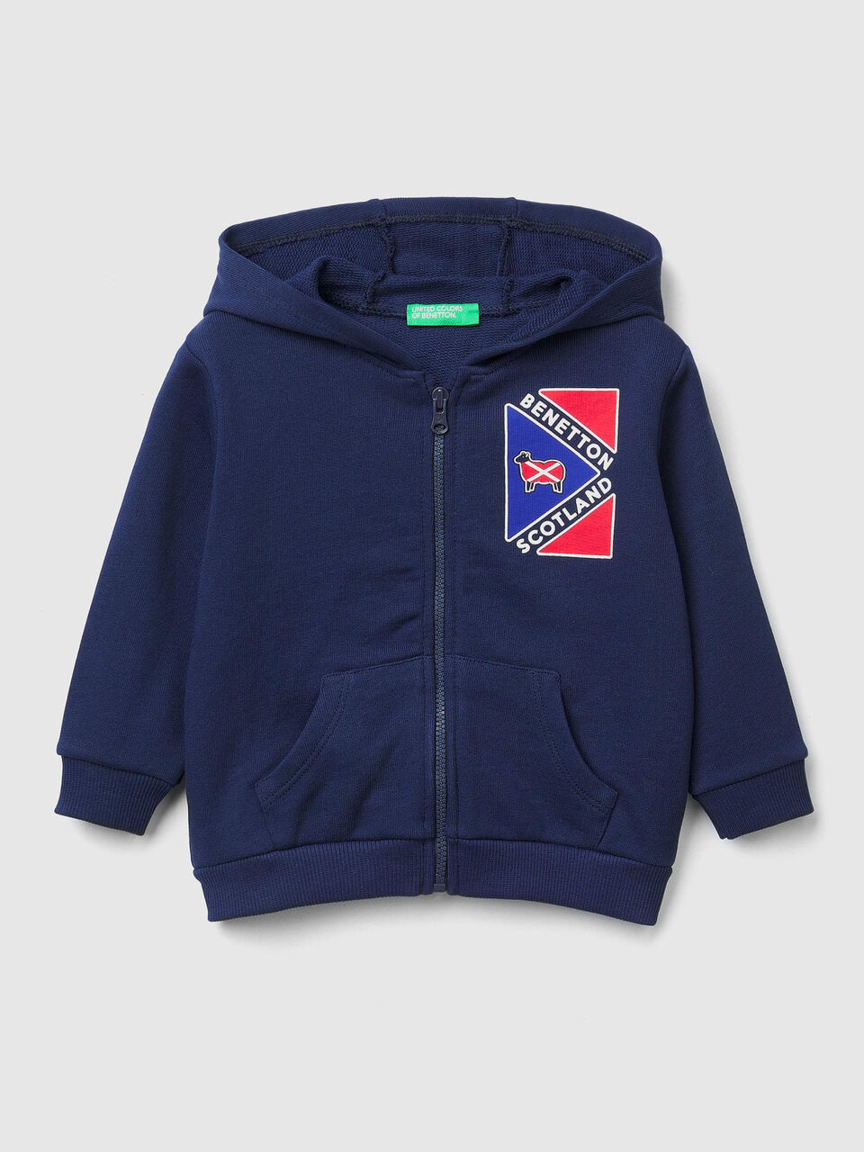 Sweater mit Zip und Print image number 1