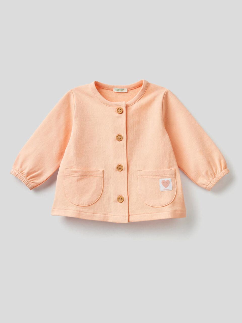 Jacke aus Sweatstoff in stretchiger Baumwolle image number 1