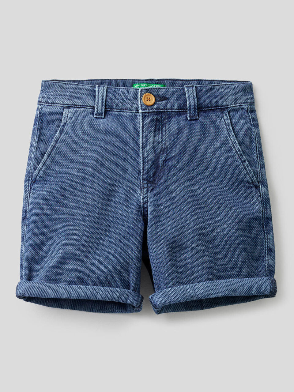 Shorts aus Denim in stretchiger Baumwolle image number 1