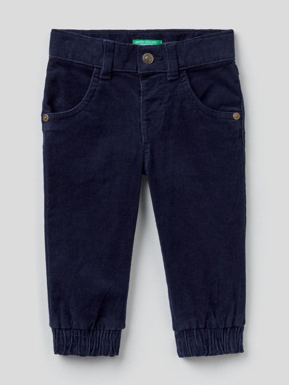 Hose aus Samt in stretchiger Baumwolle image number 1