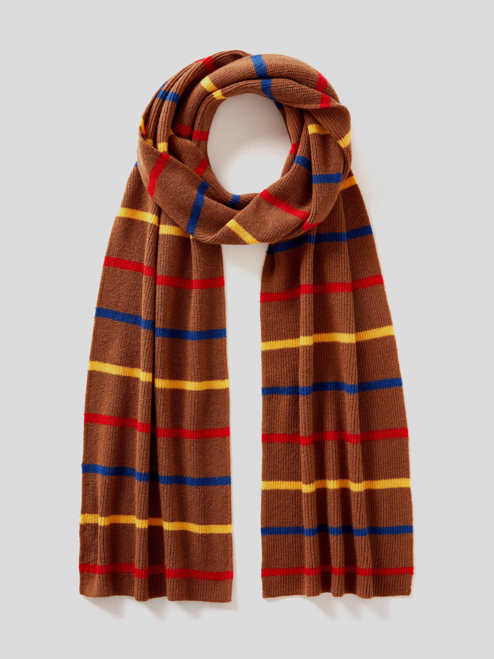 Gestreifter Schal aus Wolle und Cashmere image number 1