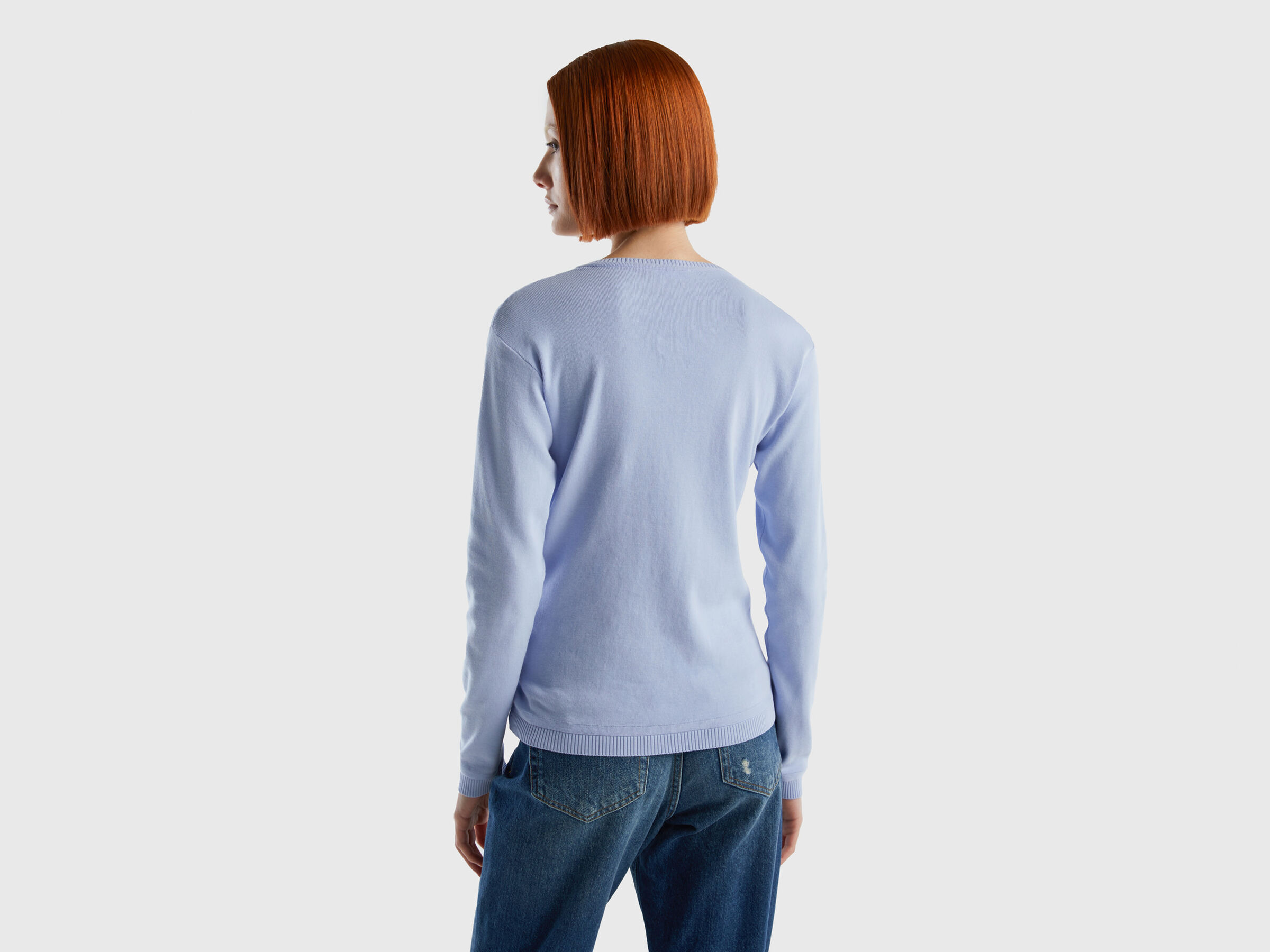 Cardigan mit rundem Ausschnitt aus reiner Baumwolle image number 2