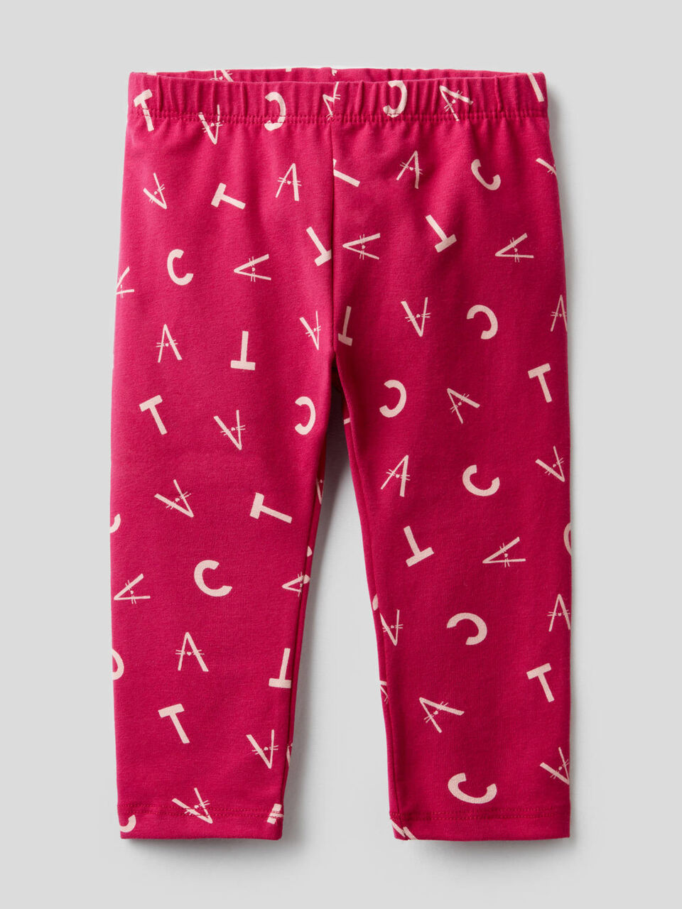 Leggings aus stretchiger Baumwolle mit Print image number 1