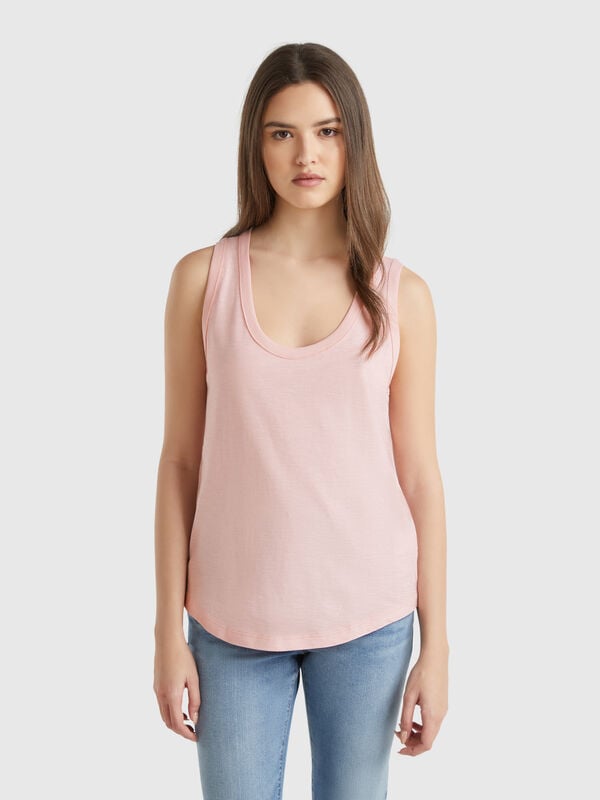 Leichtes Tanktop aus Baumwolle Damen