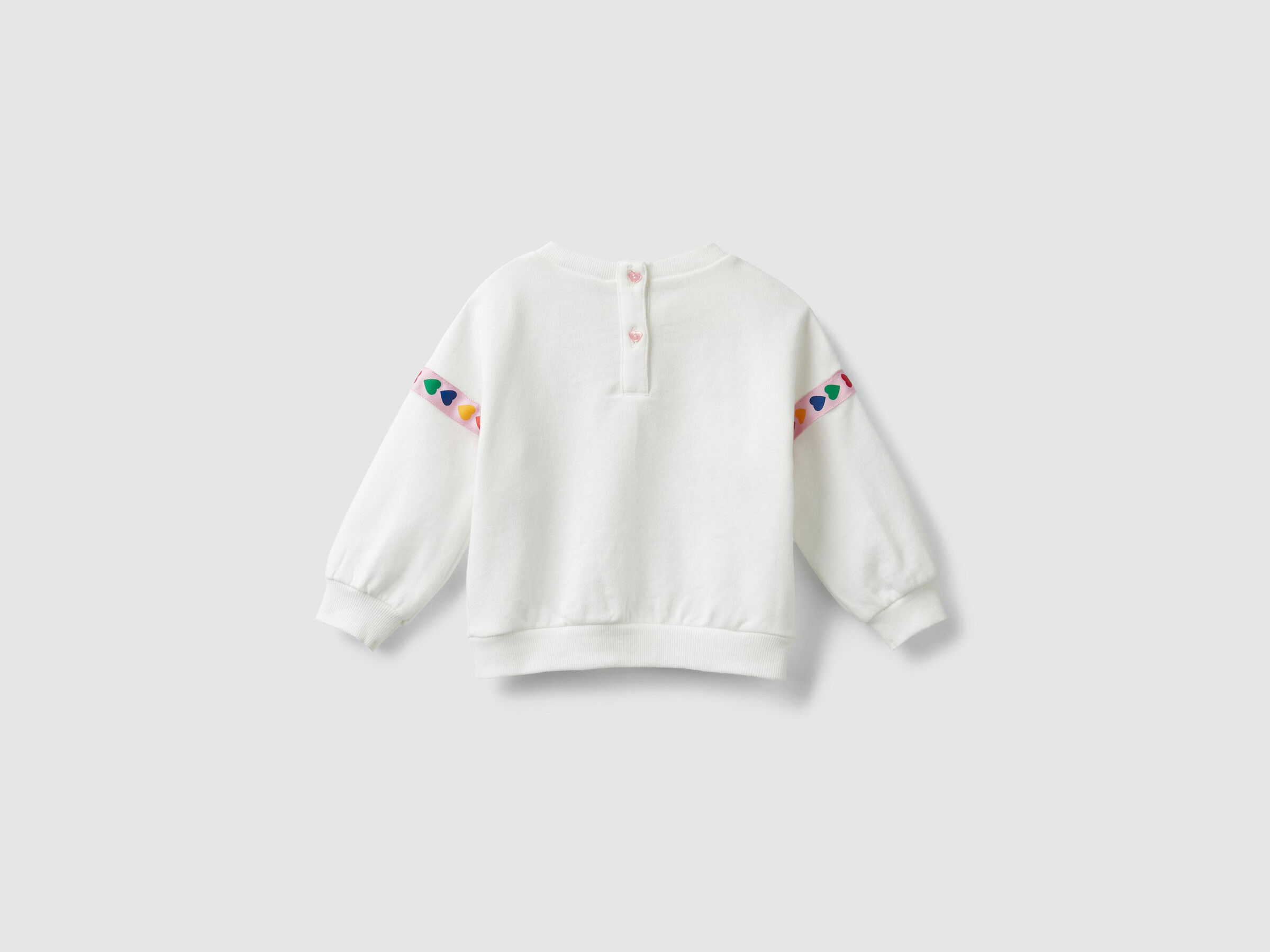 Sweatshirt mit Print und Herzchen image number null