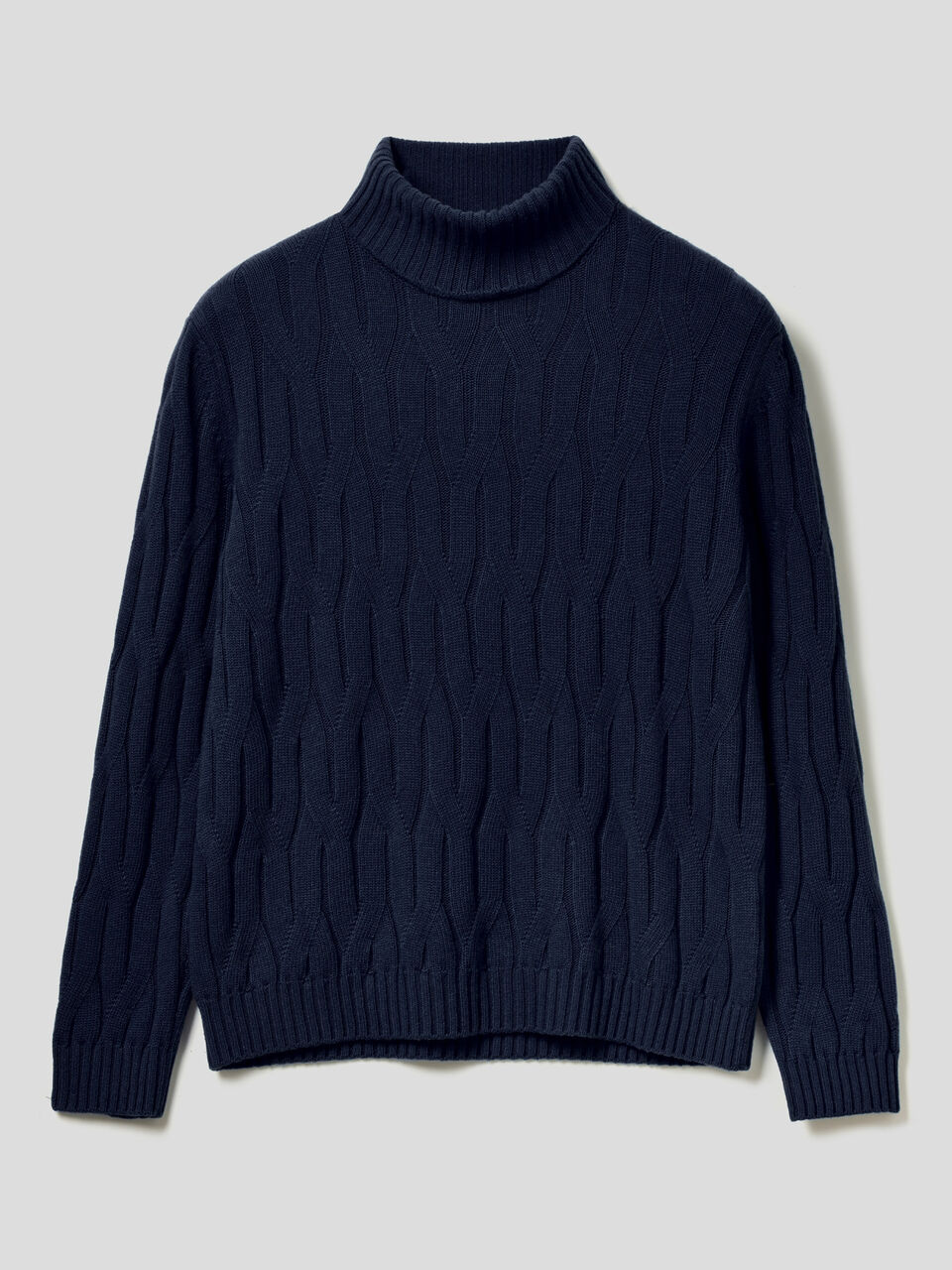 Pullover in einer Mischung aus Wolle und Cashmere mit besonderer Verarbeitung image number 1