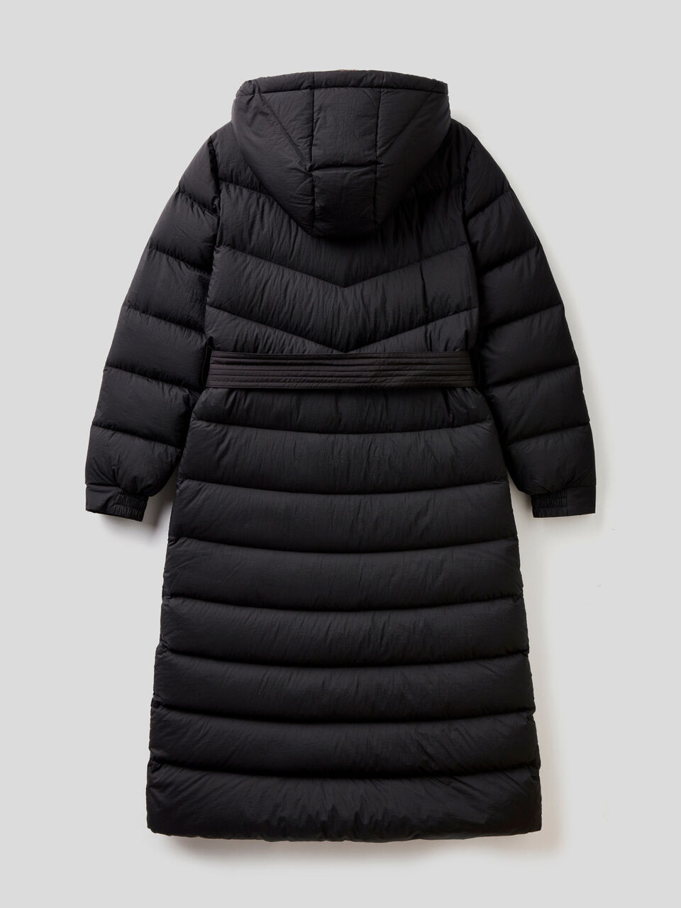 Lange Daunenjacke mit Kapuze image number 2