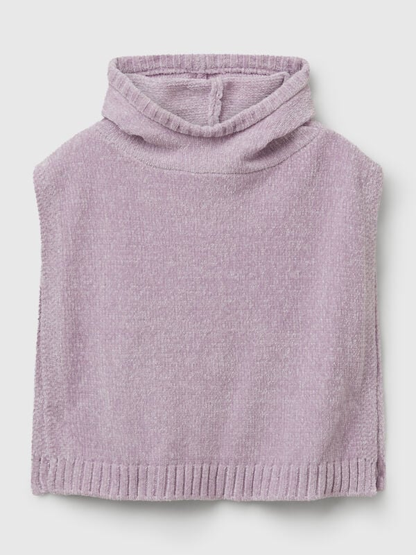 Chenille-Poncho Mädchen