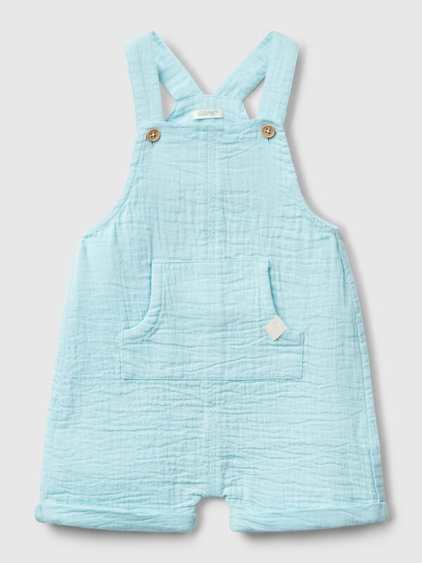 Leichte Latzhose aus Baumwolle Newborn