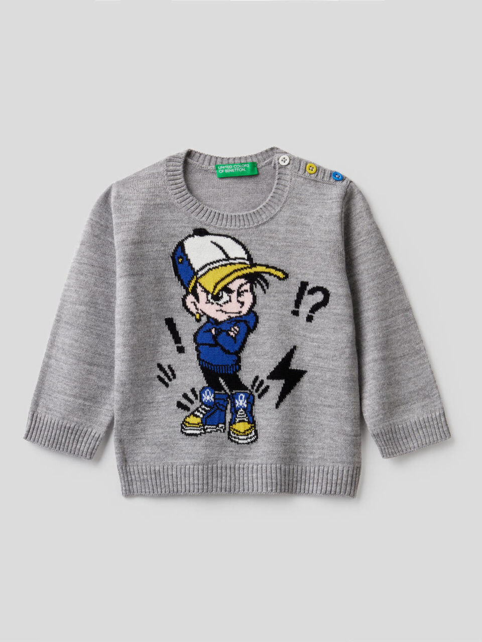 Pullover mit Intarsienarbeiten image number 1