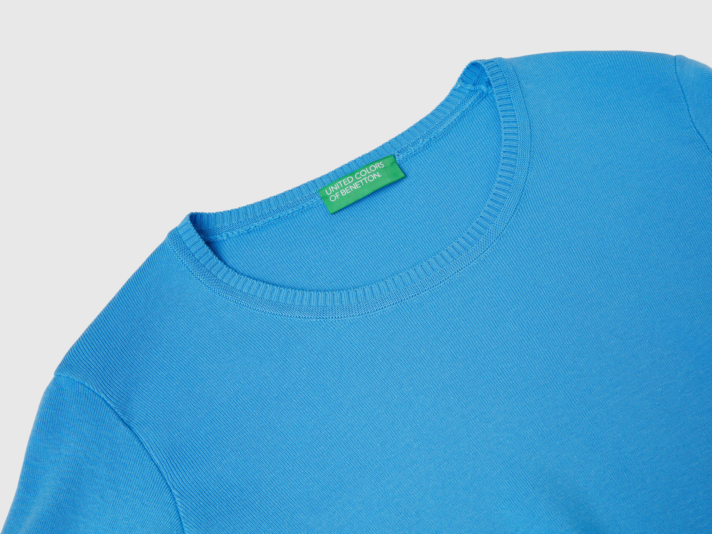 Pullover mit rundem Ausschnitt aus reiner Baumwolle image number 6