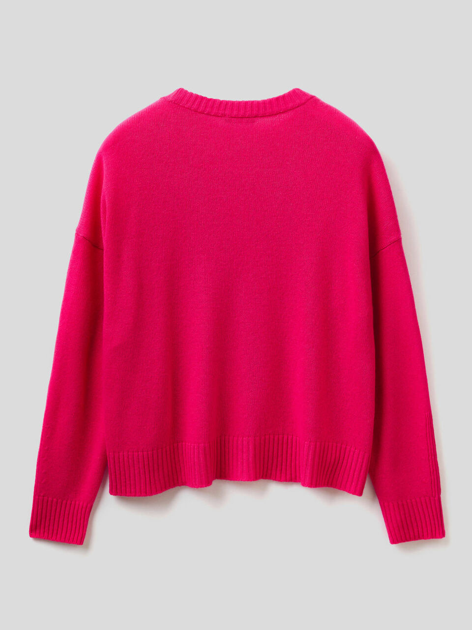 Pullover in einer Wollmischung mit Schlitzen image number 2
