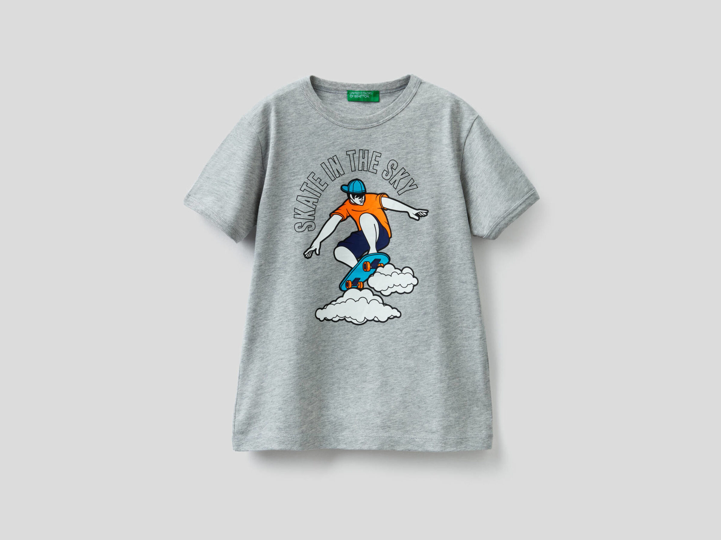 T-Shirt mit Maxi-Print Skateboard image number null