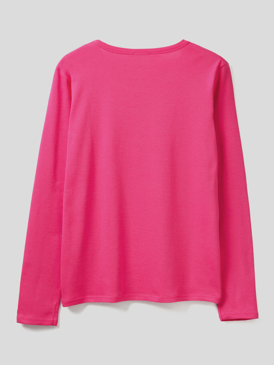 T-Shirt aus reiner Baumwolle mit langen Ärmeln image number 2