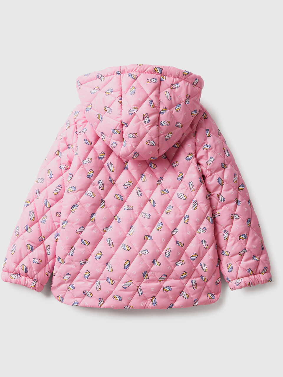Gemusterte Jacke mit Kapuze image number 2
