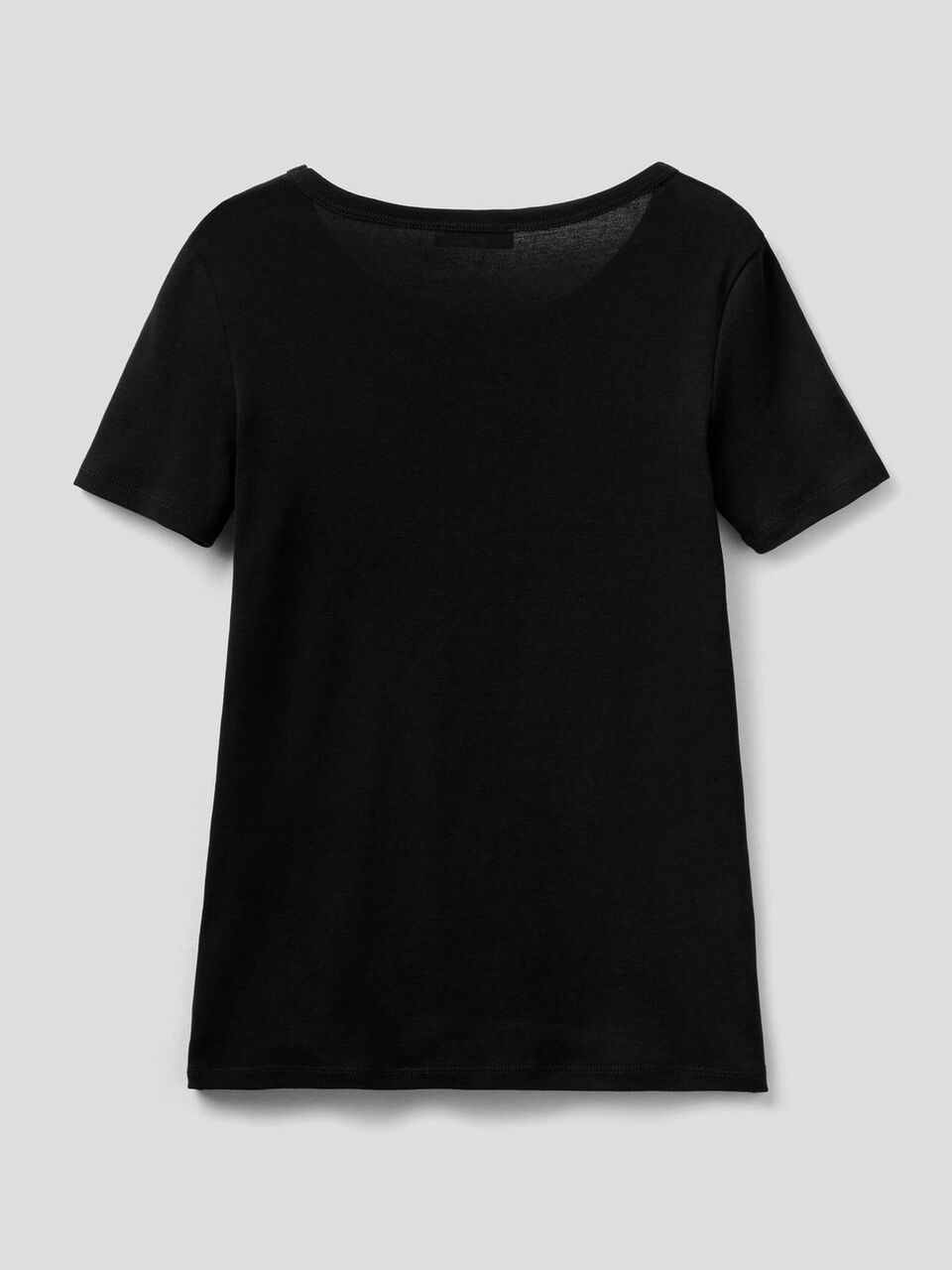 T-Shirt aus 100% Baumwolle mit glitzerndem Logoprint image number 2