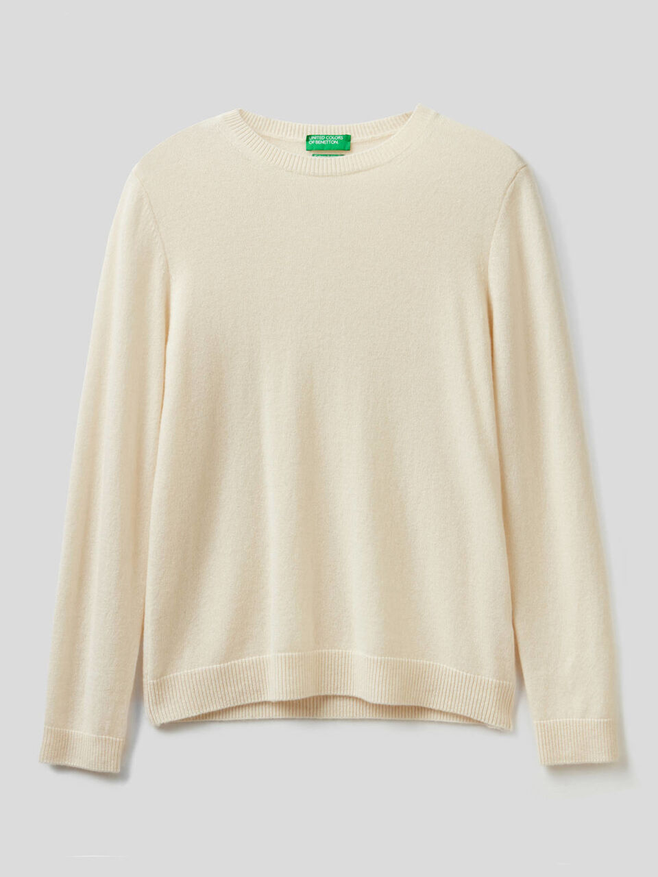 Pullover aus reinem Cashmere mit Rundhals image number 1