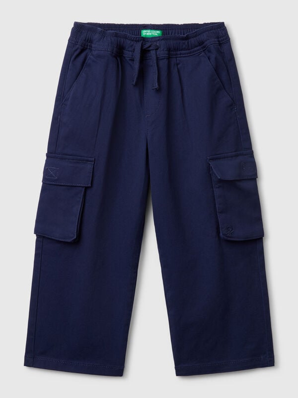 Cargohose aus Stretch-Baumwolle Jungen