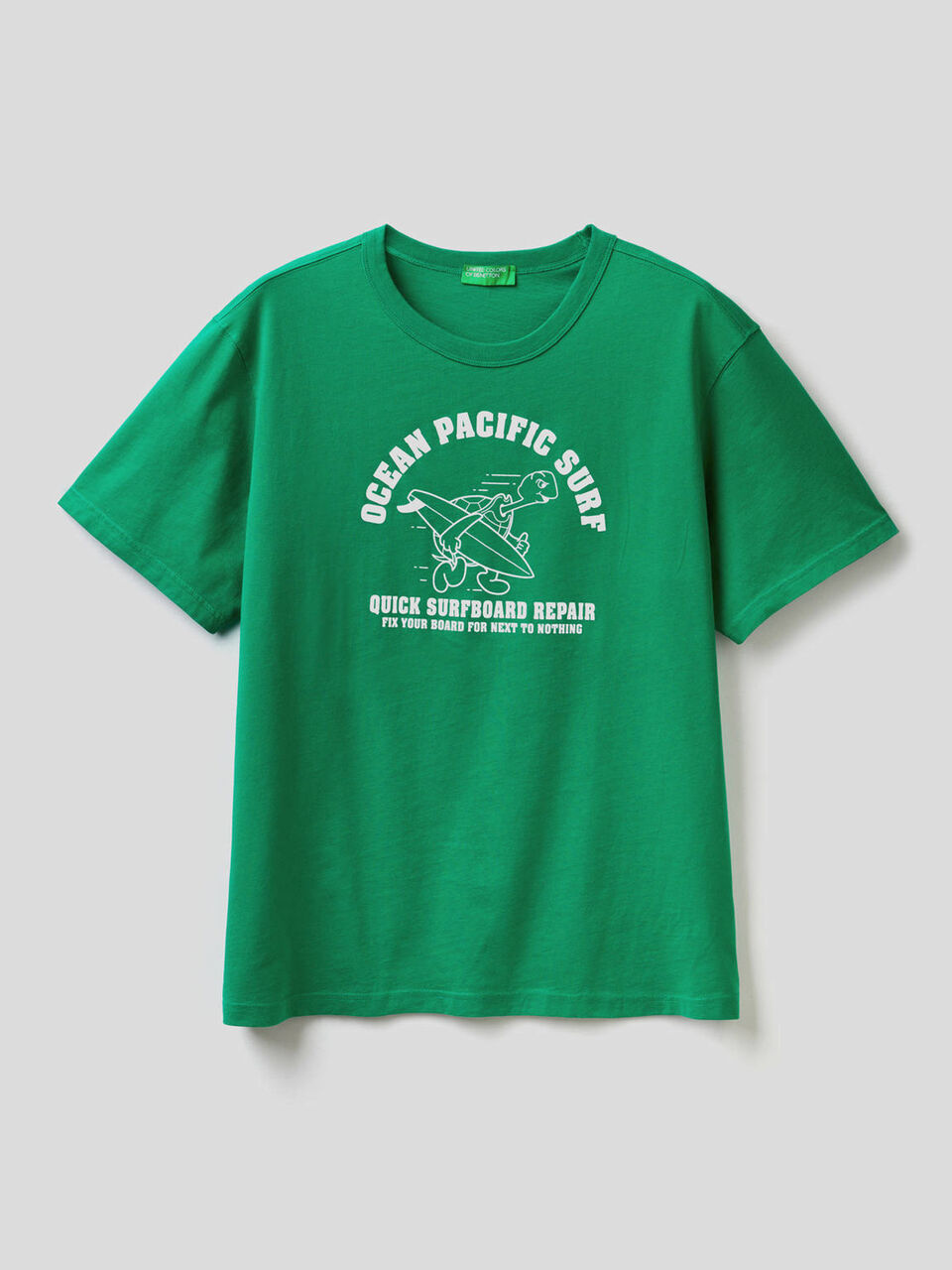 T-Shirt aus reiner Baumwolle mit Print image number 1