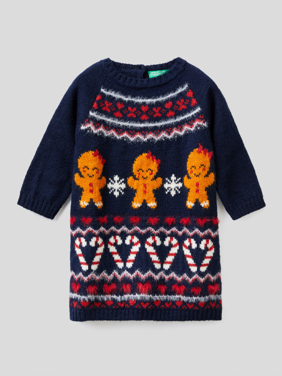 Weihnachtliches Jacquard-Kleid image number 1