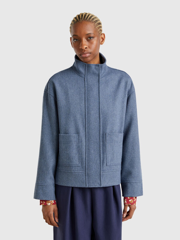Jacke aus Wollmischung Damen