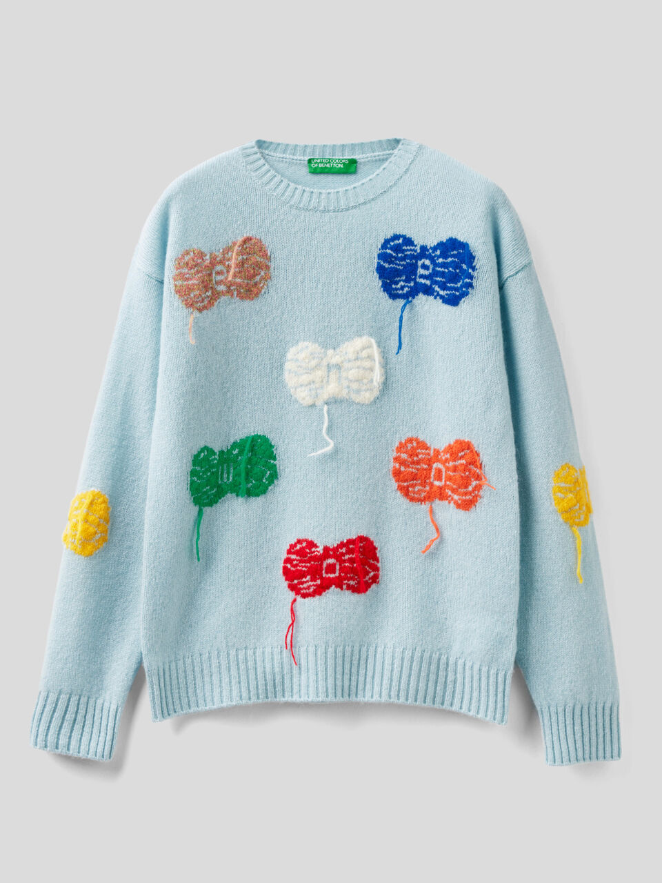 Pullover aus Merinowolle mit Wollknäuel-Design image number 1