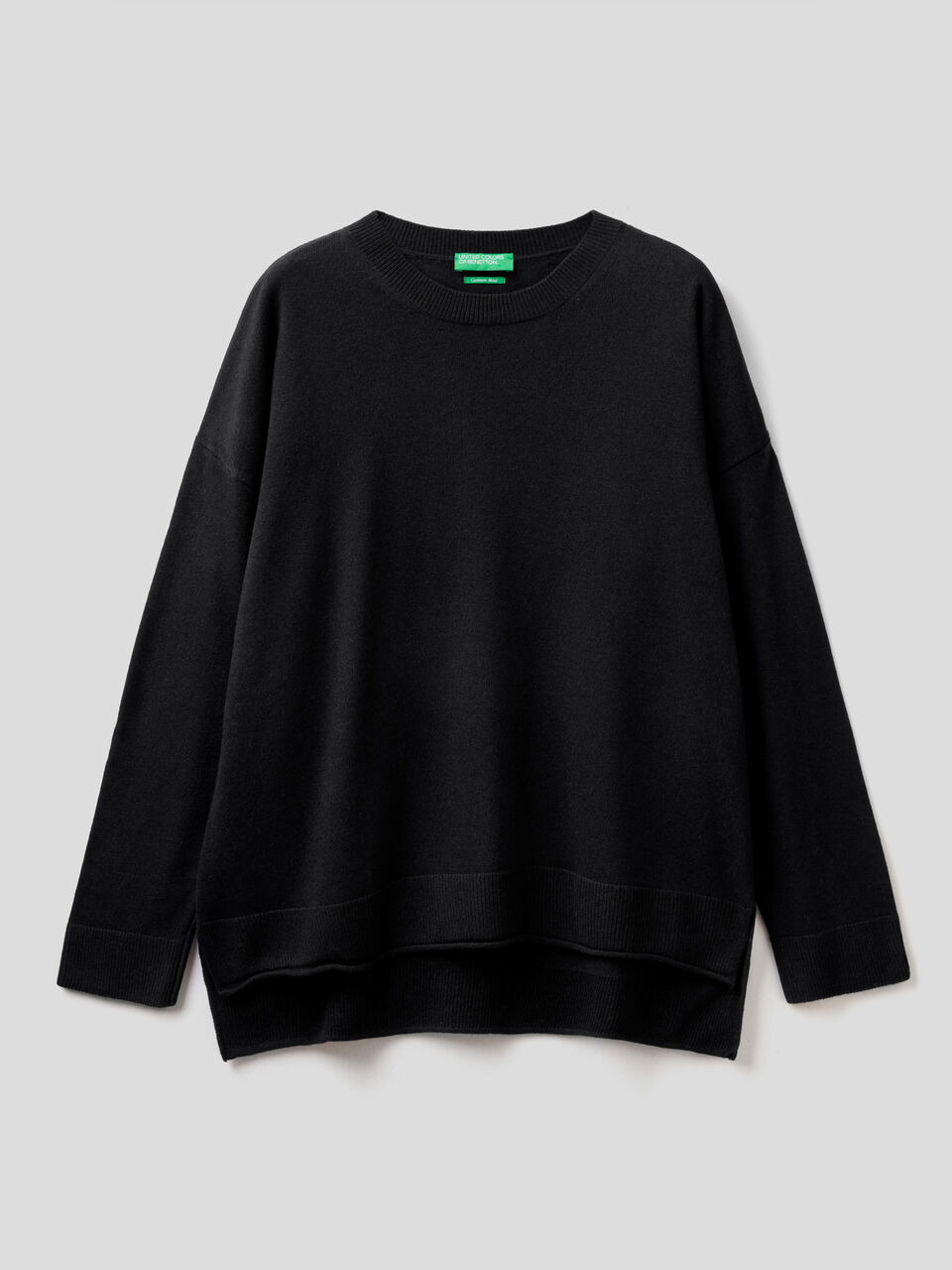 Boxy-Fit-Pullover in einer Cashmeremischung image number 1
