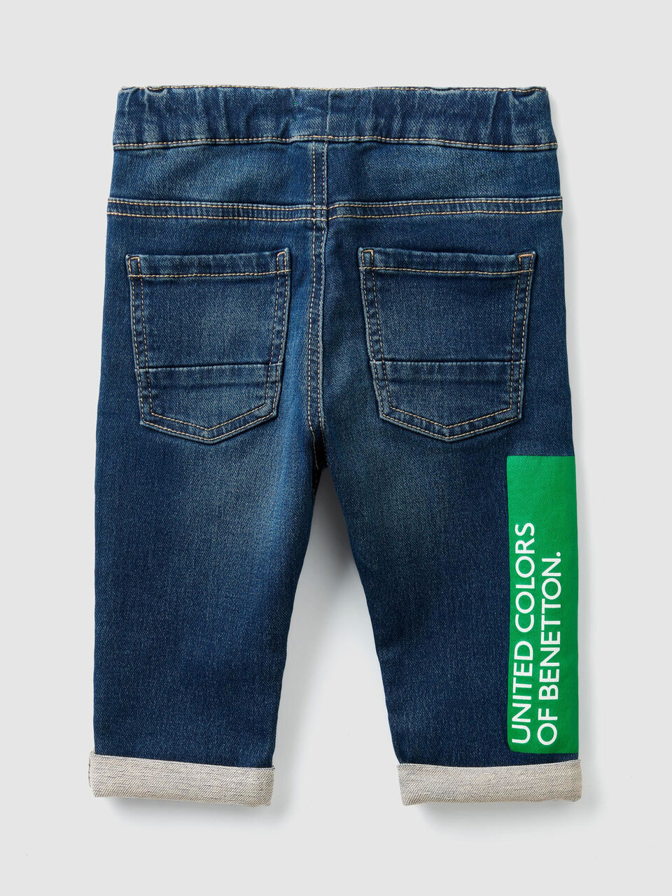 Stretchige Jeans mit Tunnelzug image number 2