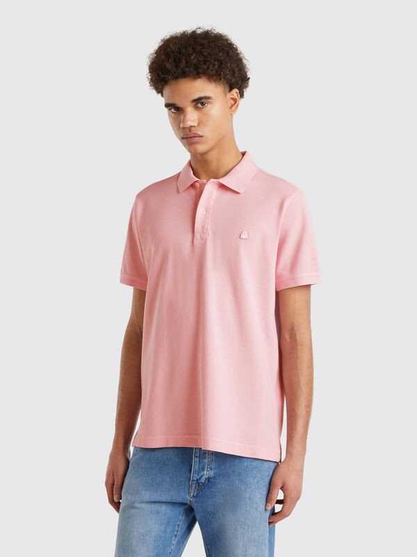 Polo regular fit in Rosa Herren