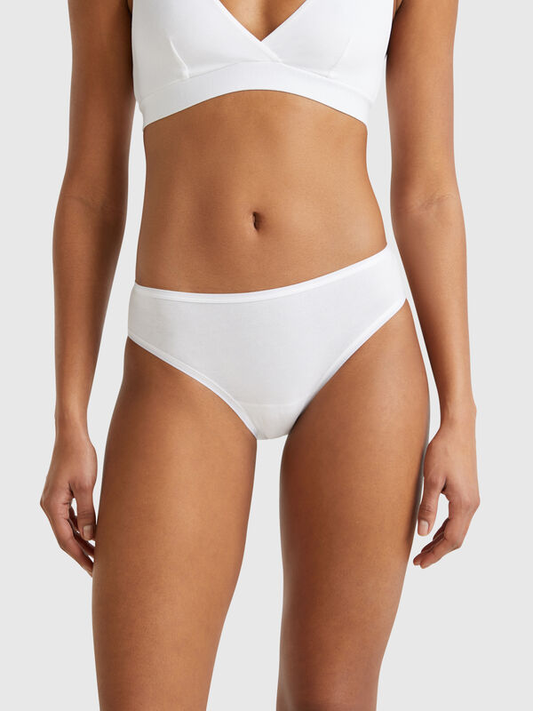 Basic-Slip aus elastischer Baumwolle Damen