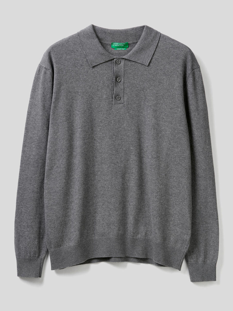 Polo in einer Mischung aus Baumwolle und Cashmere Herren image number 1