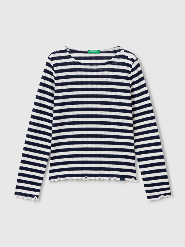 Gestreiftes T-Shirt Mädchen