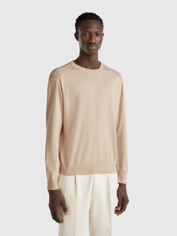 Pullover aus Viskose- und Seidenmischung Herren