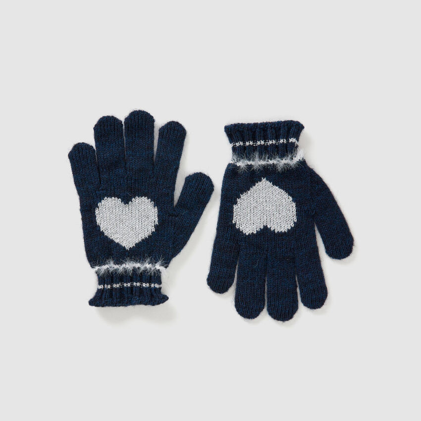Handschuhe aus Wolle und Viskose